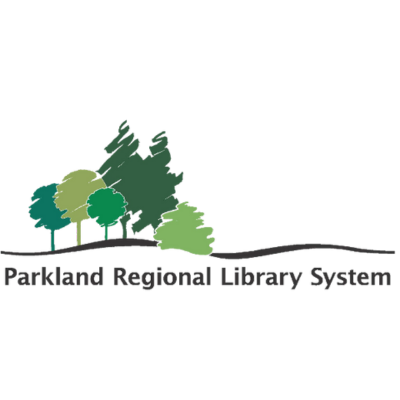 Parkland Regional Library System (PRL) logo