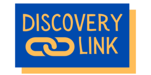 logo reads "discovery link" with an image of 2 links